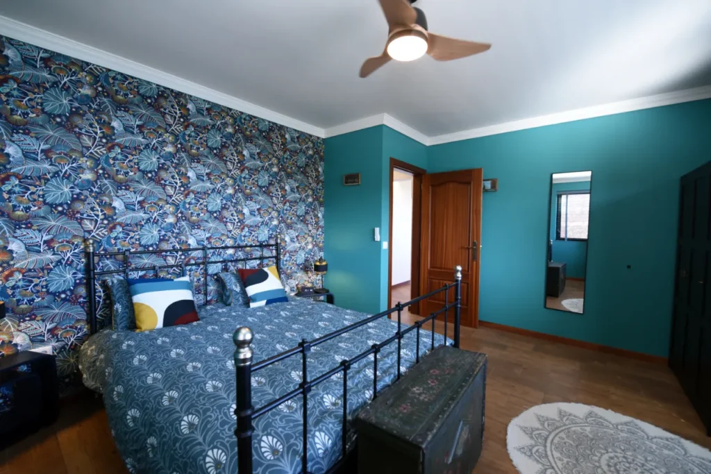 Main bedroom at Villa da Rochinha in Porto da Cruz